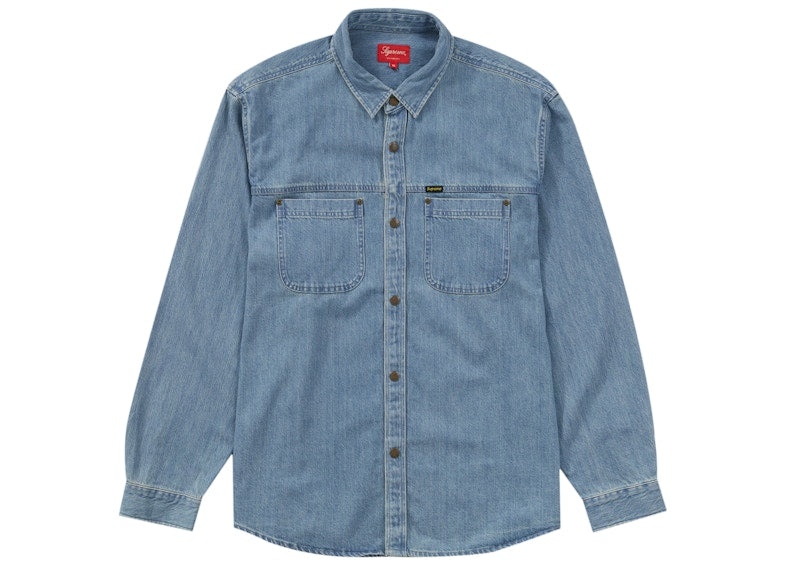 Supreme Snap Work Shirt Denim