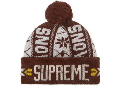 Supreme Snow Beanie Brown