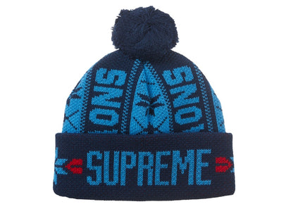 Supreme Snow Beanie Navy