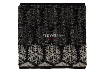Supreme Snowflake Neck Gaiter Black