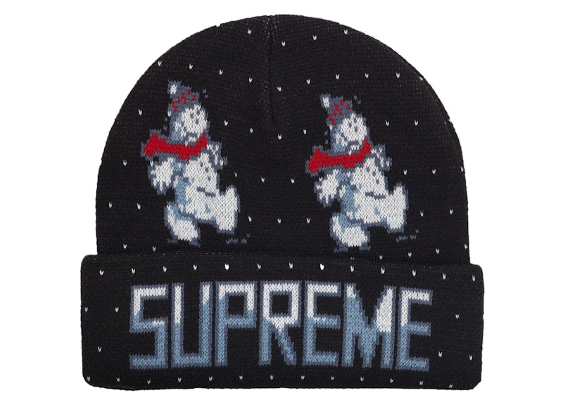 Supreme Snowman Beanie Black