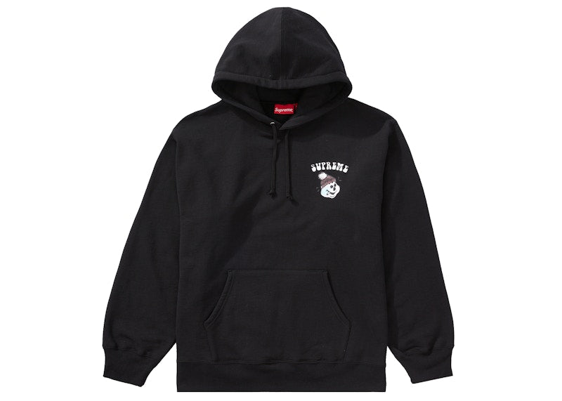 Supreme Snowman Hooded Sweatshirt Black