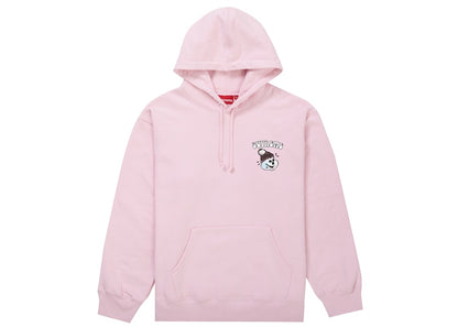Supreme Snowman Hooded Sweatshirt Light Pink
