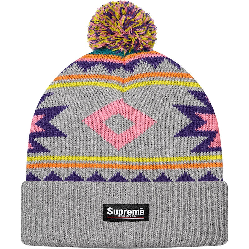 Supreme Southwest Beanie Light Grey