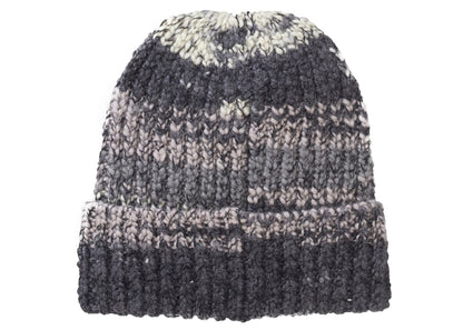 Supreme Space Dye Stripe Beanie Black