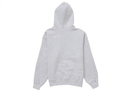 Supreme Special Zip Up Hooded Sweatshirt Ash Grey