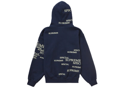 Supreme Special Zip Up Hooded Sweatshirt Navy