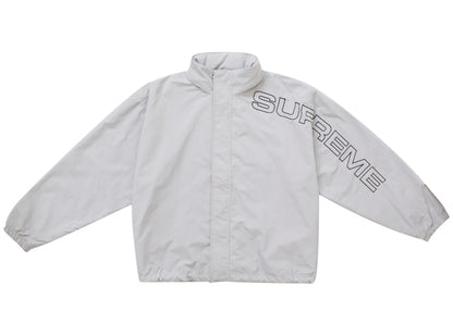 Supreme Spellout Embroidered Track Jacket (FW24) Grey
