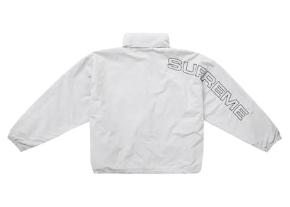 Supreme Spellout Embroidered Track Jacket (FW24) Grey