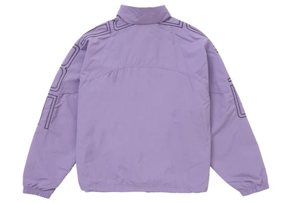 Supreme Spellout Embroidered Track Jacket (SS25) Dusty Purple