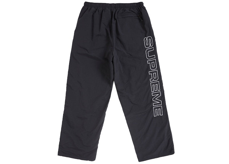 Supreme Spellout Embroidered Track Pant (FW24) Black
