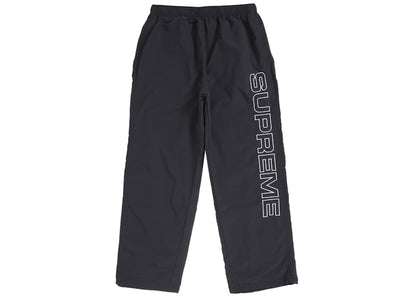 Supreme Spellout Embroidered Track Pant (FW24) Black