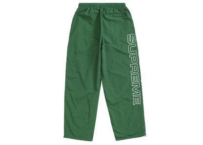 Supreme Spellout Embroidered Track Pant (FW24) Dark Green