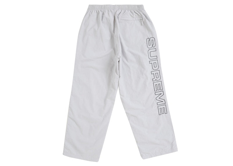 Supreme Spellout Embroidered Track Pant (FW24) Grey