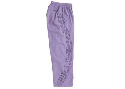 Supreme Spellout Embroidered Track Pant (SS25) Dusty Purple