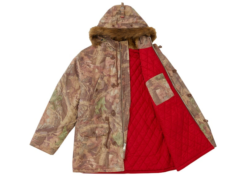 Supreme Spellout N-3B Parka Advantage Timber Camo