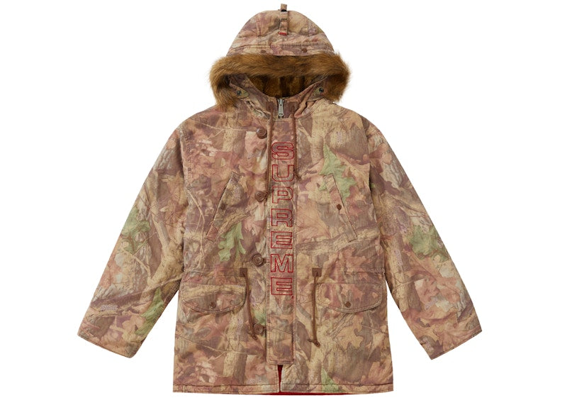 Supreme Spellout N-3B Parka Advantage Timber Camo