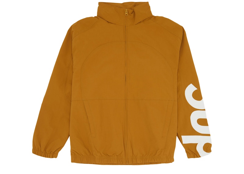Supreme Spellout Track Jacket Dark Gold