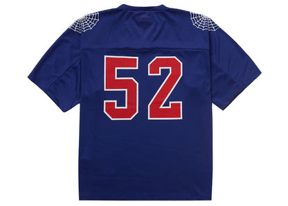 Supreme Spiderweb Football Jersey Navy