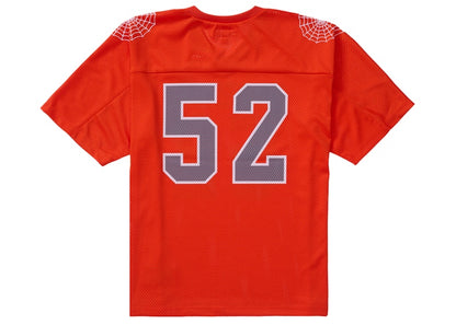 Supreme Spiderweb Football Jersey Orange