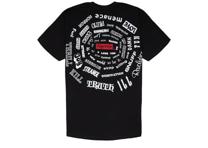 Supreme Spiral Tee Black