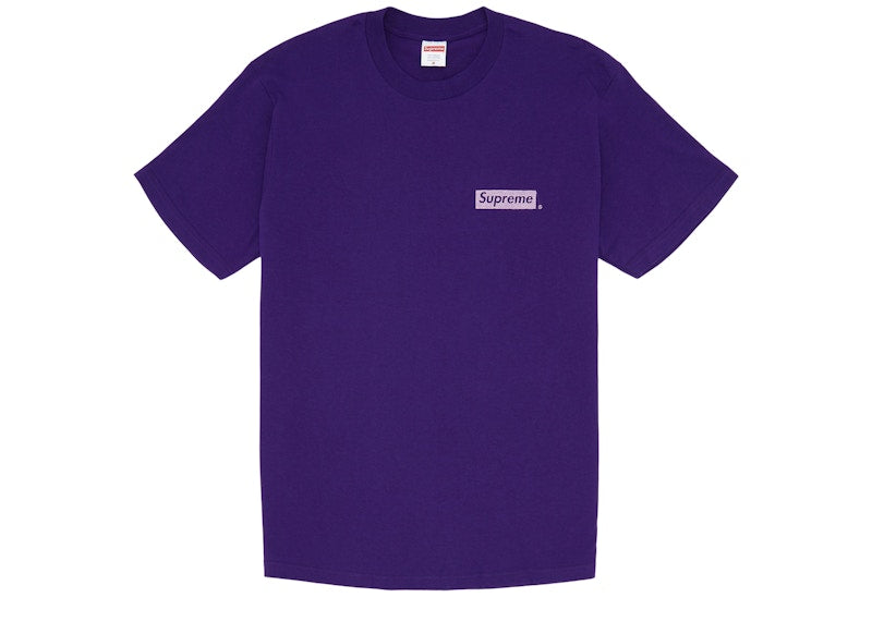 Supreme Spiral Tee Purple