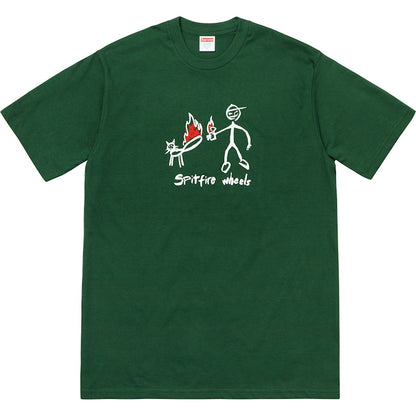 Supreme Spitfire Cat T-shirt Dark Green