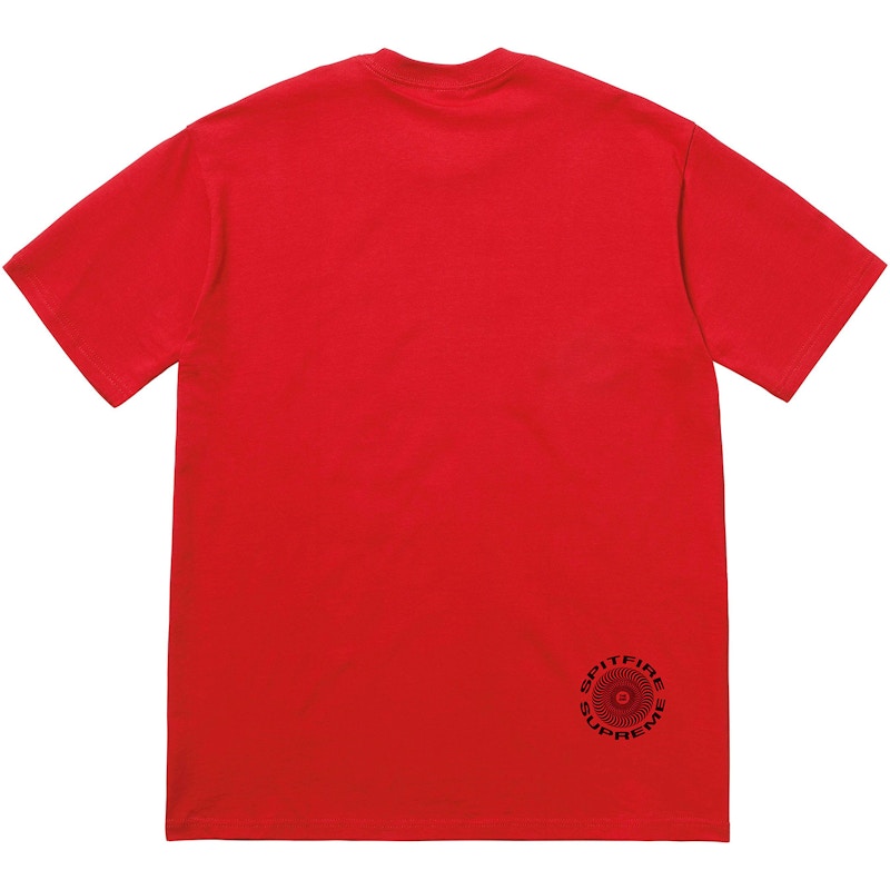 Supreme Spitfire Classic Swirl T-shirt Red