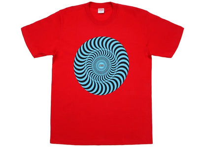 Supreme Spitfire Classic Swirl T-shirt Red