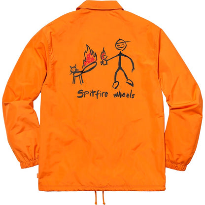 Supreme Spitfire Coaches Jacket Bright Orange