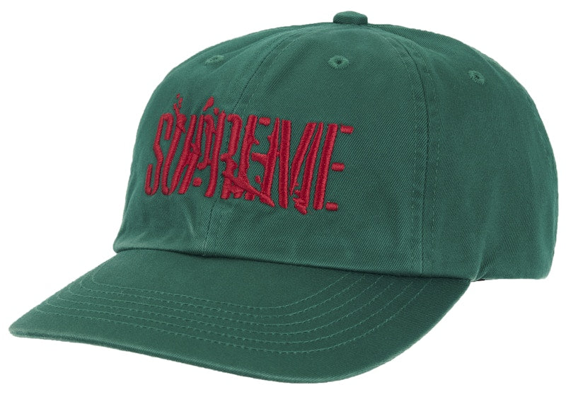 Supreme Splatter 6-Panel Green