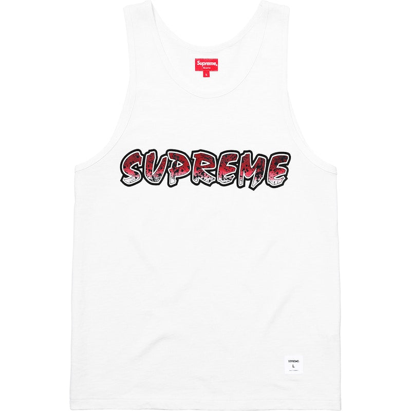Supreme Splatter Tank Top White