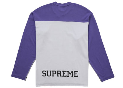 Supreme Split L/S Football Top Black