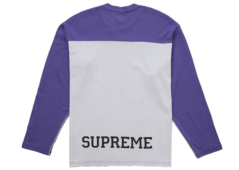 Supreme Split L/S Football Top Black