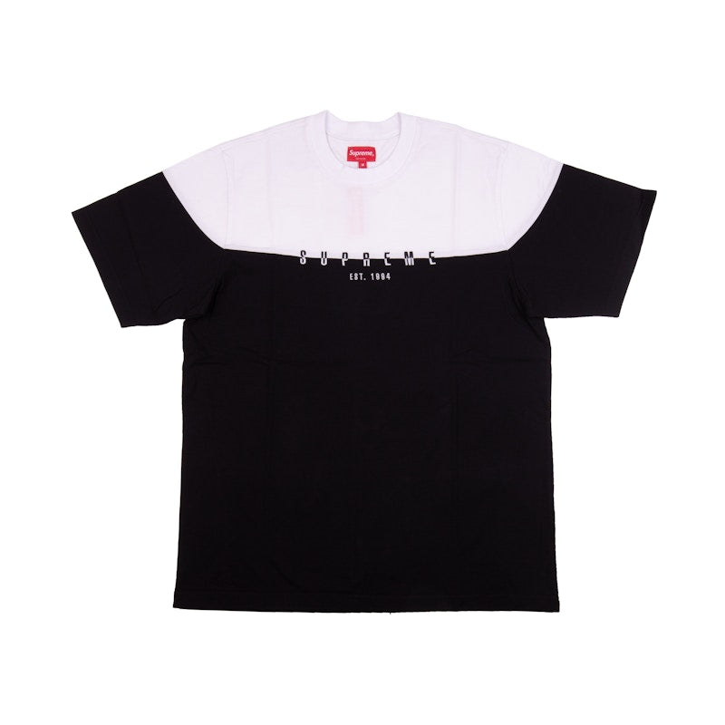 Supreme Split Logo S/S Top Black