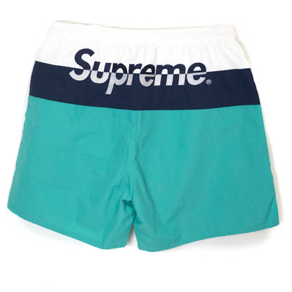 Supreme Split Logo Water Short Teal