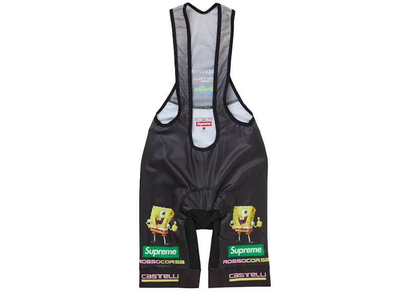 Supreme SpongeBob SquarePants Castelli Cycling Bib Black