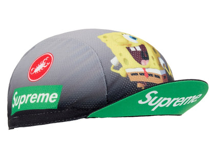 Supreme SpongeBob SquarePants Castelli Cycling Cap Black