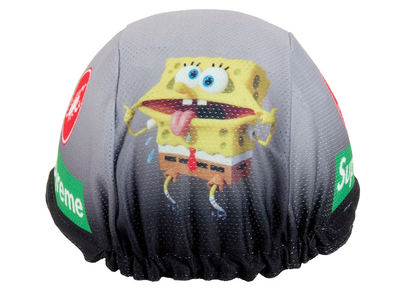 Supreme SpongeBob SquarePants Castelli Cycling Cap Black
