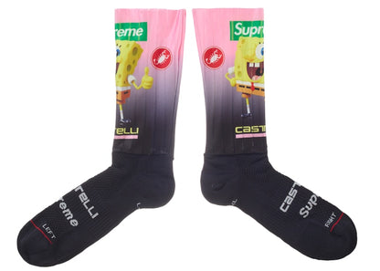 Supreme SpongeBob SquarePants Castelli Cycling Sock (1 Pack) Black