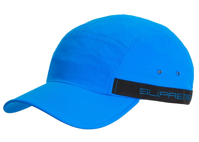 Supreme Sport Webbing Camp Cap Bright Blue