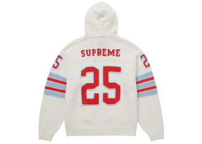 Supreme Sport Zip Up Hooded Sweater (FW25) White