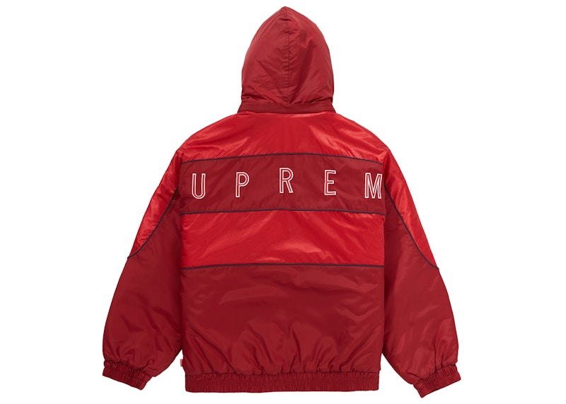 Supreme Sports Piping Puffy Jacket Red