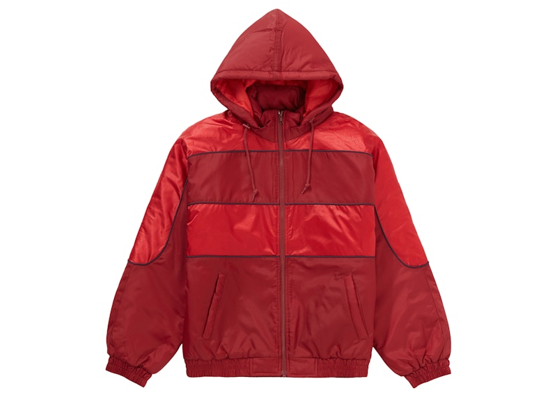 Supreme Sports Piping Puffy Jacket Red