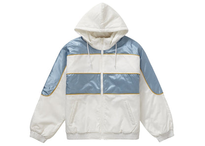 Supreme Sports Piping Puffy Jacket White