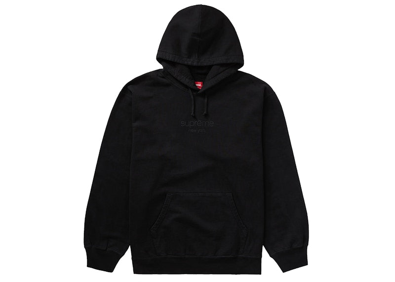 Supreme Spray Hooded Sweatshirt Black