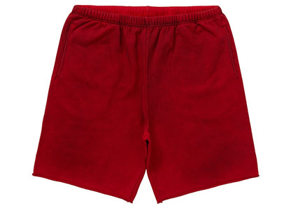 Supreme Spray Sweatshort Red
