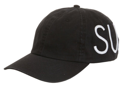 Supreme Spread 6-Panel Black