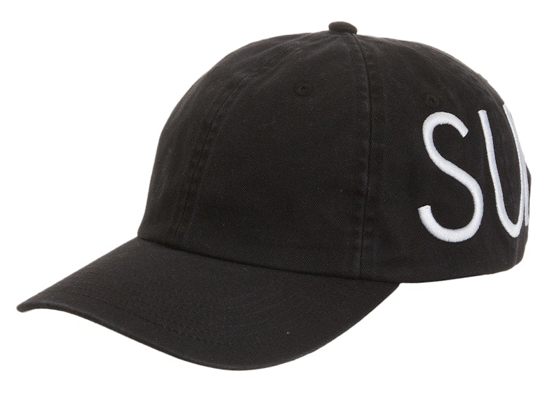 Supreme Spread 6-Panel Black