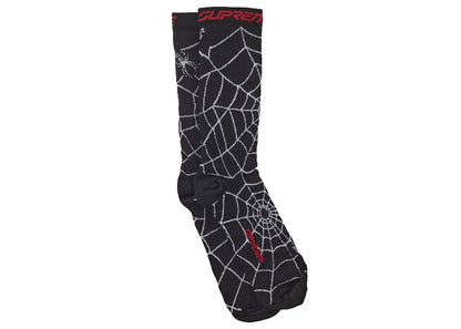 Supreme Spyder Crew Socks (1 Pack) Black